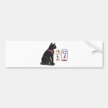 Déesse Bastet de chat égyptien Adhésifs Pour Voiture