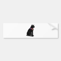 Déesse Bastet de chat égyptien Autocollant Pour Voiture