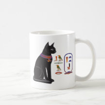 Déesse Bastet de chat égyptien Mugs À Café