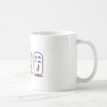 Déesse Bastet de chat égyptien Tasse