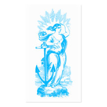 Déesse de la mer modèle de carte de visite
