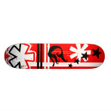 Déesse/rouge Plateaux De Skate