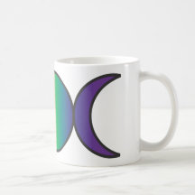 Déesse triple (arc-en-ciel) tasses à café