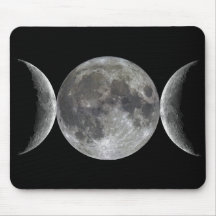 Déesse triple de lune tapis de souris