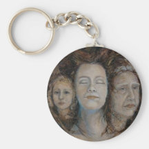 Déesse triple Keychain Porte-clé