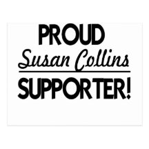 Défenseur fier de Susan Collins ! Cartes Postales