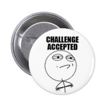 Défi admis autour du bouton pin's