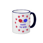 Défi pour gagner le ping-pong tasses à café