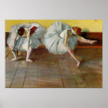 Dégazez l'affiche de deux danseurs classiques