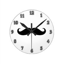 Déguisement de moustache drôle pendule