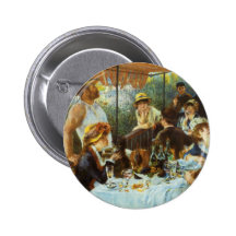 Déjeuner de la partie de canotage par Pierre Renoi Badges