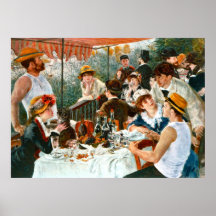 Déjeuner de la partie de canotage, Renoir Poster