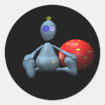 Dekmar3d visqueux autocollant rond