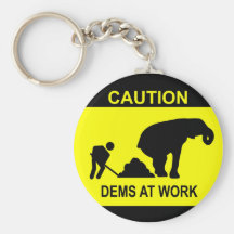 DEM au travail Keychain Porte-clé