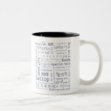 Démarches de cheval tasse à café
