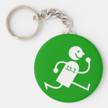 Demi de marathon drôle porte-clé