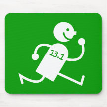 Demi de marathon drôle tapis de souris