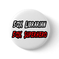 Demi de super héros de demi de bibliothécaire