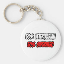 Demi de super héros de vétérinaire… à moitié porte-clef
