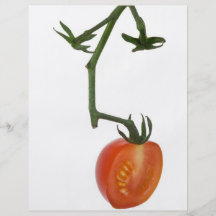 Demi de tomate de vigne prospectus personnalisés