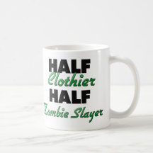 Demi de tueur de zombi de demi de drapier tasse à café