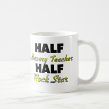 Demi de vedette du rock de demi de professeur de c tasse