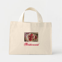 Demoiselle d'honneur rose simple Fourre-tout de Ge Sac