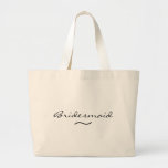 Demoiselle d'honneur - toile Fourre-tout Sac En Toile