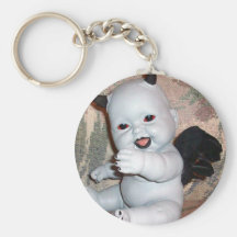 Démon gris porte-clé