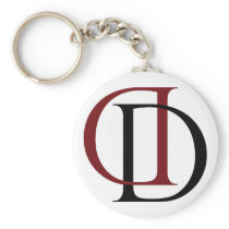 Densité double Keychain porte-clés