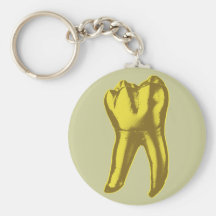 Dent d'or porte-clefs