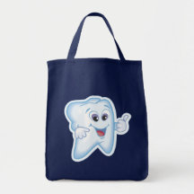 Dent heureuse saine sac
