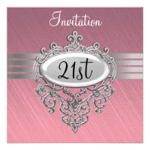 Dentelez la 21ème invitation de fête d'anniversair