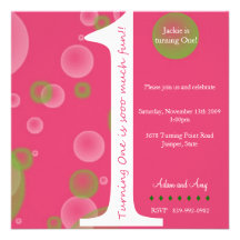 Dentelez le ęr anniversaire #1 invitation personnalisée