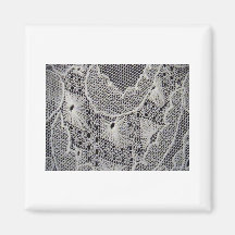 Dentelle antique de Limerick Aimant
