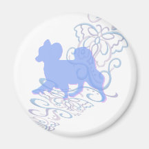 dentelle de papillon magnets pour réfrigérateur