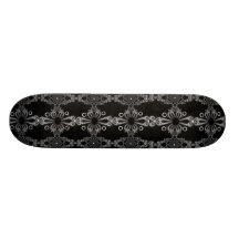 Dentelle noire de planche à roulettes