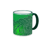 dentelle verte mugs à café