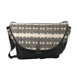 Dentelle vintage de nouveau d'art dans le noir sacoche