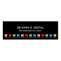 Dentiste, affaires dentaires ou carte de profil carte de visite