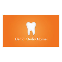 Dentiste/cartes de visite dentaires de studio dans cartes de visite professionnelles