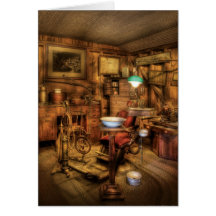 Dentiste - le bureau de dentiste carte de vœux