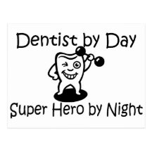 Dentiste par le héros de Suup de jour par nuit Carte Postale
