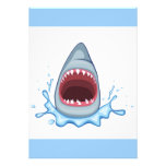 dents de requin de la bande dessinée vectorstock_3 invitation personnalisable