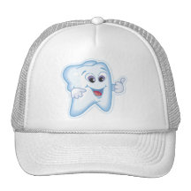 Dents heureuses saines casquette de camionneur