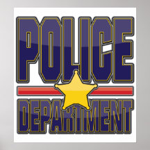Département de Police de lustre Posters