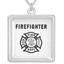 Département du feu de sapeur-pompier bijouterie personnalisée