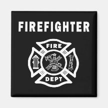 Département du feu de sapeur-pompier magnets pour réfrigérateur