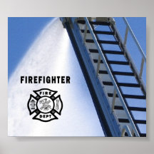 Département du feu de sapeur-pompier affiches