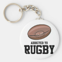 Dépendant au rugby porte-clefs